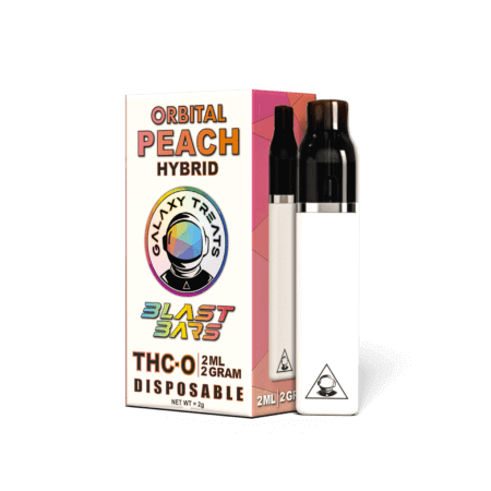 OrbitalPeach-01_95fd0ad5-ef04-4b75-8c25-b6e5ec3a52d8-450x450-1.png THC-O DISPOSABLE ORBITAL PEACH 2ML | Galaxy Treats - Image 1