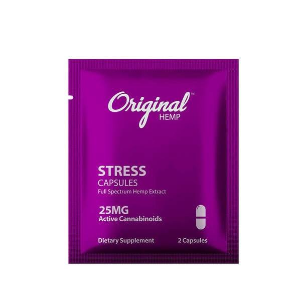 Original_Hemp_-_Capsules_Stress_2_Pack__88487.1564602207.jpg Original Hemp - CBD Capsule - Stress 2 Pack - 25mg - Image 1