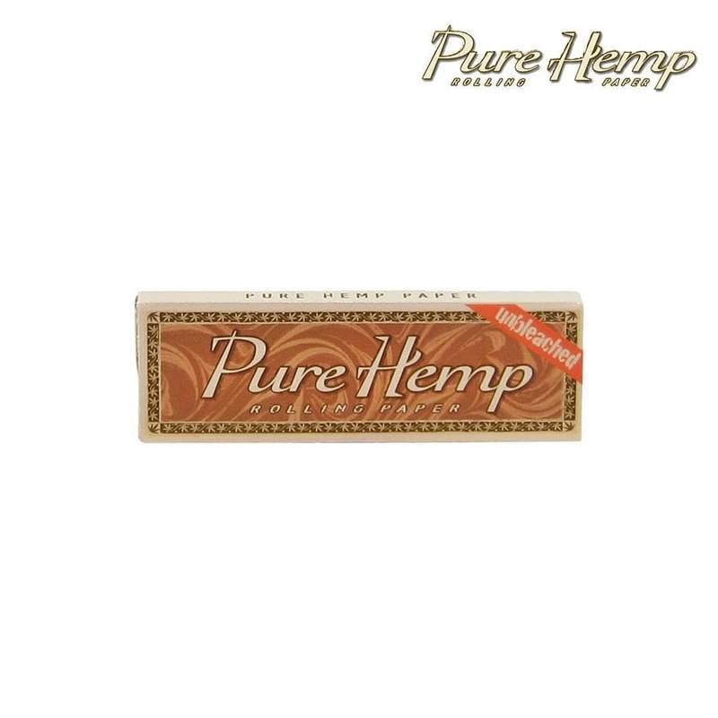 PURE-HEMP-UNB-1_800x_d05d1d47-8649-45df-a032-539530f37d7d.jpg Pure Hemp Unbleached Single Wide Rolling Papers - Image 1