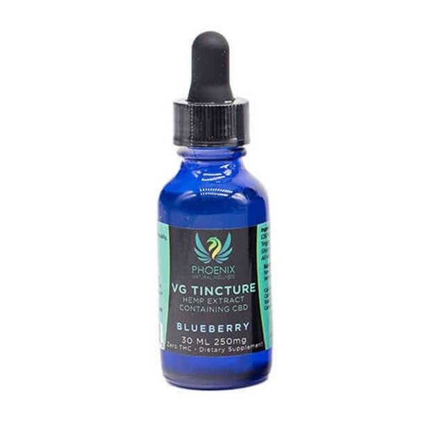 Phoenix_Natural_Wellness_-_30_Tincture_-_Blueberry_250mg__55431.1564182420.jpg Phoenix Natural Wellness - CBD Tincture - Blueberry - 250mg-1000mg - Image 1