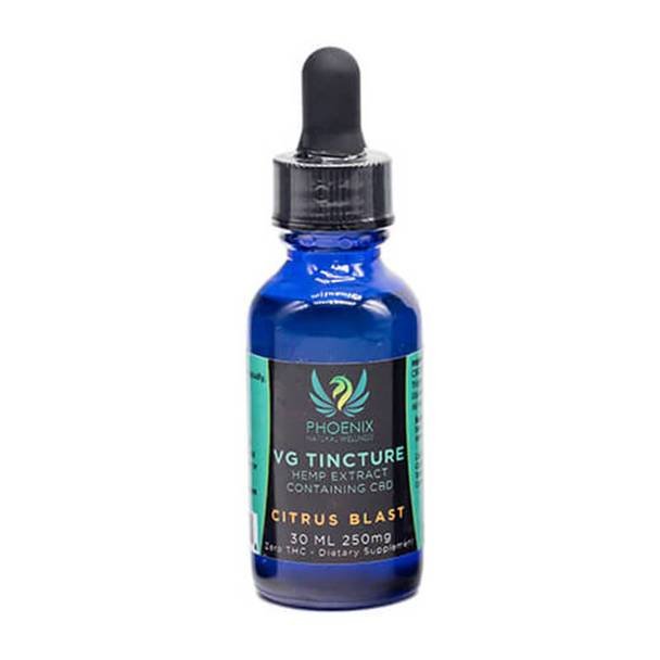 Phoenix Natural Wellness - CBD Tincture - Citrus Blast - 250mg-1000mg - Image 1