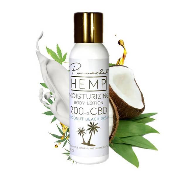 Pinnacle Hemp - CBD Topical - Coconut Beach Dream Body Lotion - 200mg - Image 1