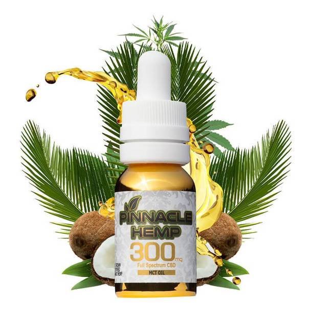 Pinnacle_Hemp_-_Tincture_-_Full_Spectrum_MCT_Oil_300mg__15403.1568391958.jpg Pinnacle Hemp - CBD Tincture - Full Spectrum MCT Oil - 300mg-1800mg - Image 1