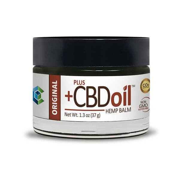 PlusCBD_Oil_-_Hemp_Balm_Orginal__76927.1575926426.jpg PlusCBD Oil - CBD Topical - Original Raw Balm - 50mg - Image 1