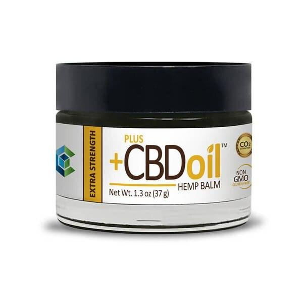 PlusCBD_Oil_-_Topical_Balm_Extra_Strength__92705.1575926913.jpg PlusCBD Oil - CBD Topical - Extra Strength Gold Balm - 100mg - Image 1