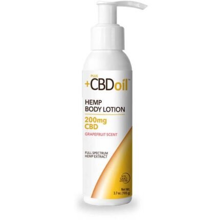 PlusCBD Oil - CBD Topical - Gold Body Lotion Grapefruit - 200mg