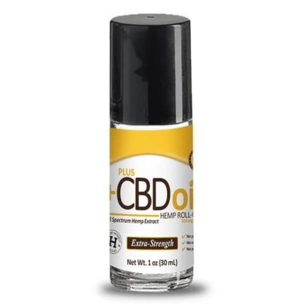 PlusCBD Oil - CBD Topical - Gold Roll On Extra Strength - 500mg