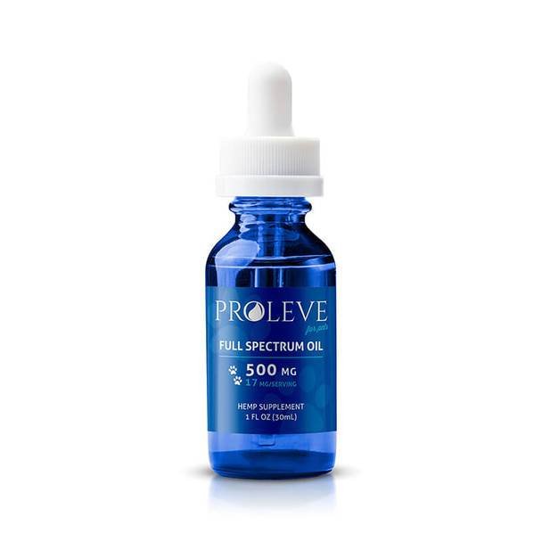 Proleve_CBD_-_Pet_Tincture_500mg__62298.1565123650.jpg Proleve - CBD Pet Tincture - 500mg - Image 1