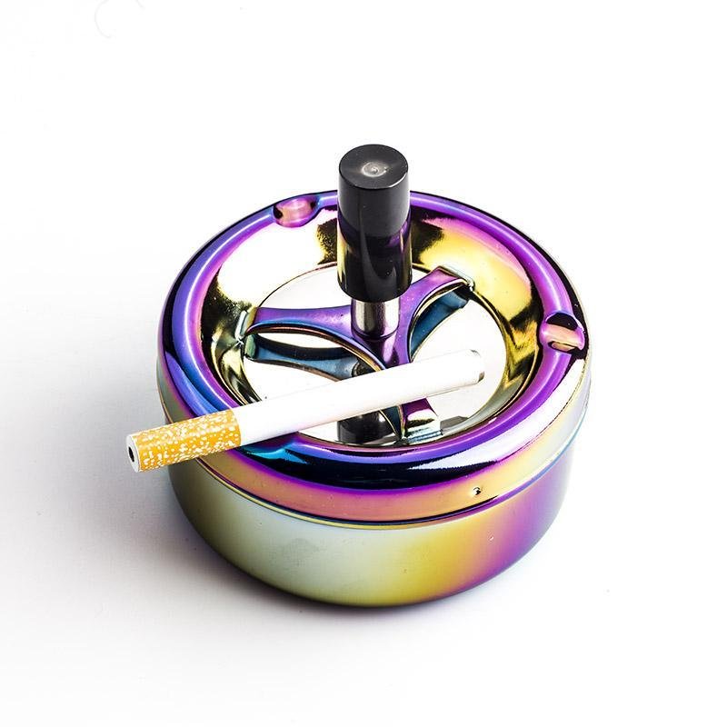 PushDownCigaretteAshtrayTinAshraysForSaleFreeShipping_1_1024x1024_12f2e296-9177-4cf6-b660-f56f0a317055.jpg Push Down Cigarette Ashtray - Image 1
