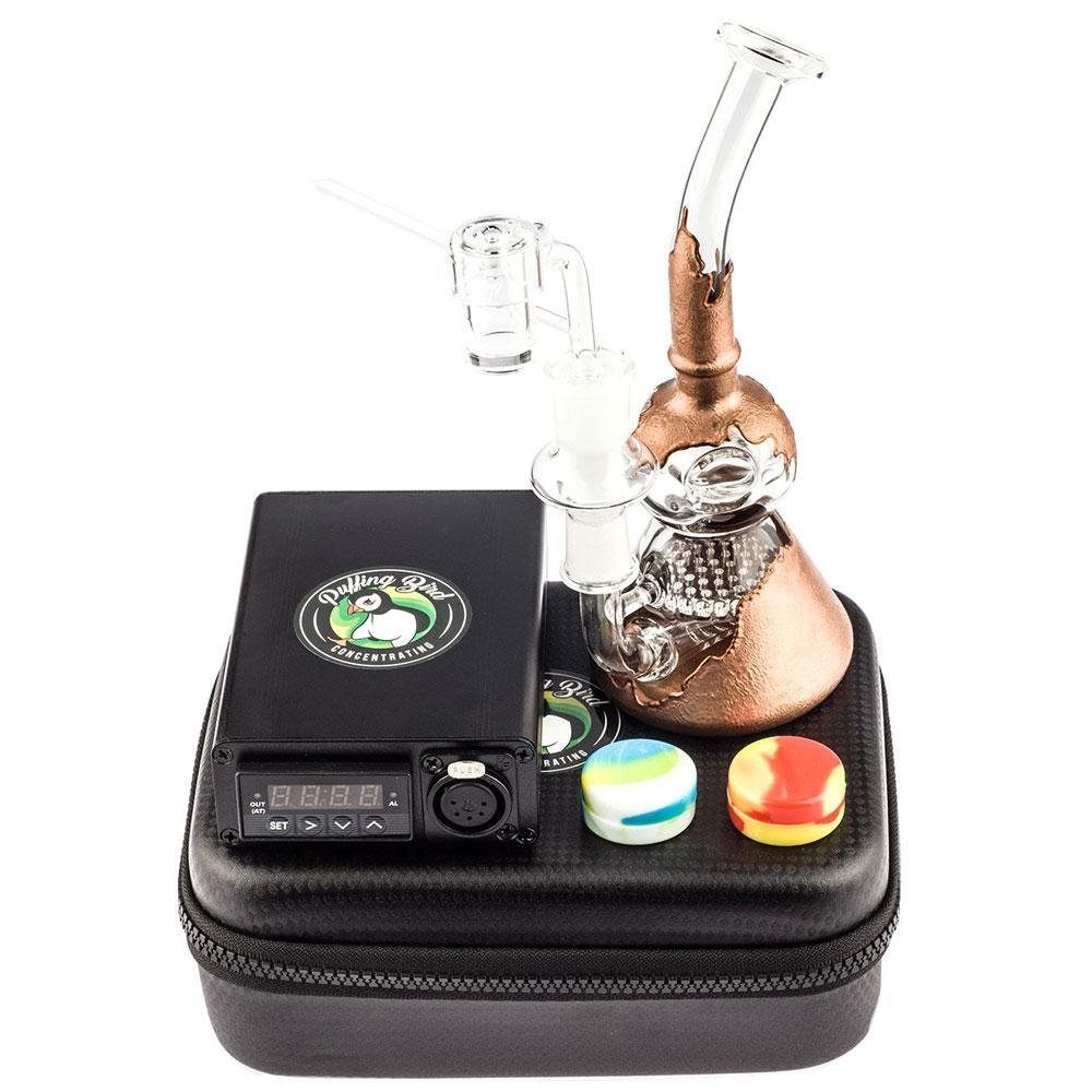 Quartz_Enail_W_Paint_Coated_Honeycomb_Dab_Rig_Main_1024x1024_2x_1024x1024_0645db77-57b7-4c0a-b2b8-57b7c95eb415.jpg Quartz Enail W/ Paint Coated Honeycomb Dab Rig - Image 1