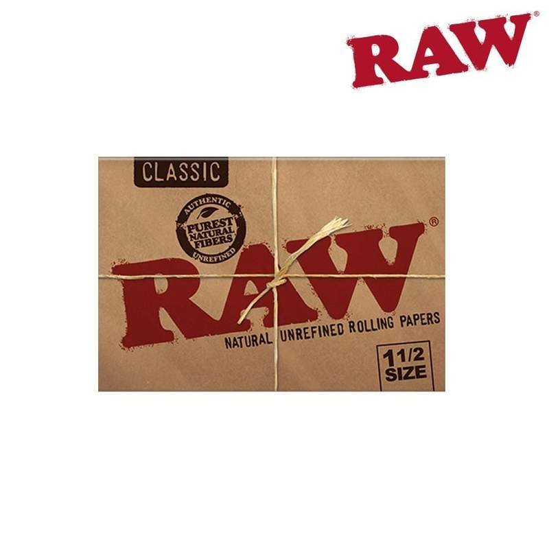 RAW-15_800x_4c105d01-9909-4c50-916f-4400097a8fed.jpg RAW Classic 1 1/2 Rolling Papers - Image 1