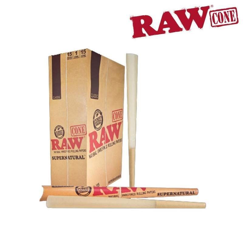 RAW-CONE-SUPERNAT-WEBSITE_800x_c9e32d8f-8950-4bc1-aee2-f700bd87184c.jpg RAW Pre-rolled Cone, Supernatural, 12" - Image 1
