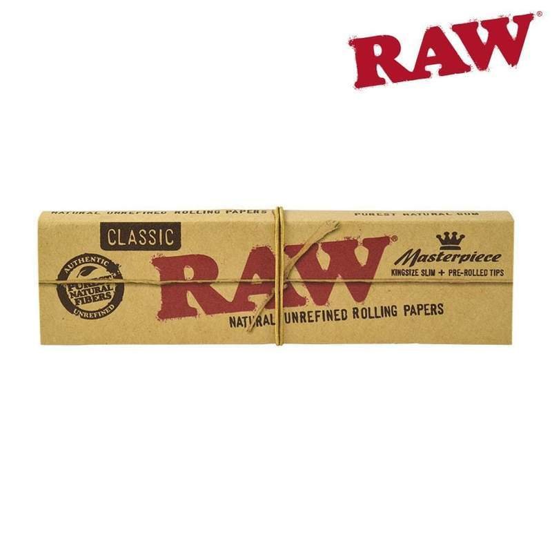 RAW-KSS-CONN-PR-1_800x_61cd8f8b-f2cb-4469-bfc7-2b07d37d2659.jpg RAW Masterpiece King Size Rolling Papers, Pre-rolled Tips - Image 1