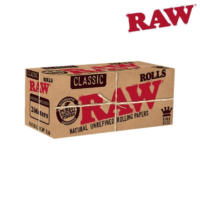 RAW-ROLLS_800x_001ae95e-af03-47de-9ed0-93a7b01ef21b.jpg RAW Classic Natural Rolling Paper, Rolls 3 Meter Roll - Image 1