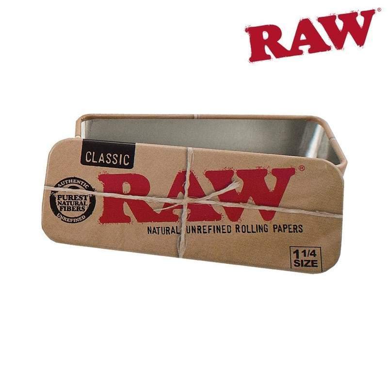 RAW-RYO-114-CASE-1_800x_a3040694-0521-4b57-b160-5da77e6b3a94.jpg RAW Roll Caddy Metal Tin Case 1 1/4 - Image 1