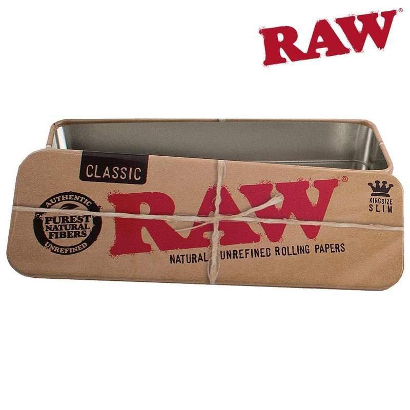 RAW-RYO-KS-CASE-1_800x_84522b02-0c54-4b2e-be73-34358ef99836.jpg RAW Roll Caddy Metal Tin Case King Size - Image 1