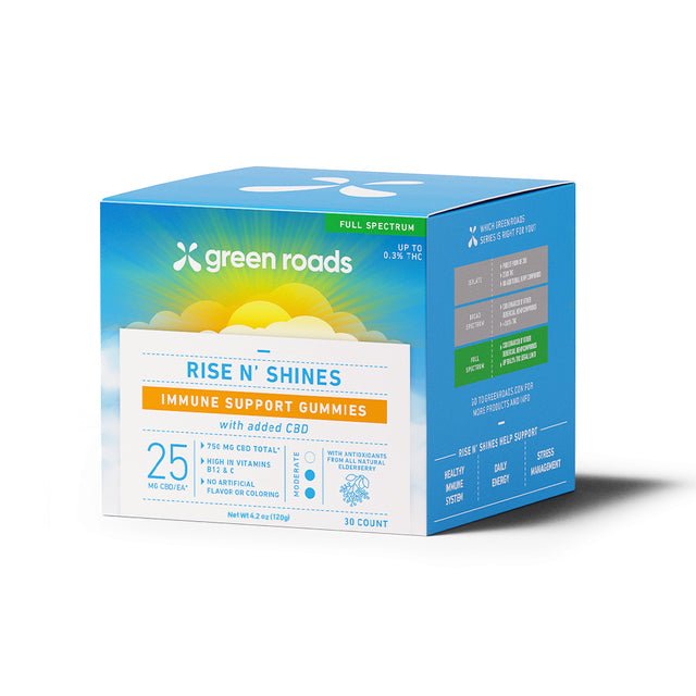 RISEN_SHINESIMMUNESUPPORTGUMMIES.jpg RISE N' SHINES IMMUNE SUPPORT GUMMIES (30CT) - 750MG - Image 1