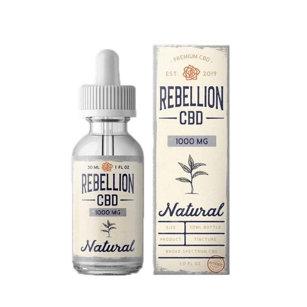 Rebellion_CBD_-_Tincture_Natural_1000mg_1__85302.1568240797.jpg Rebellion CBD - CBD Tincture - Natural Flavor - 500mg - Image 1