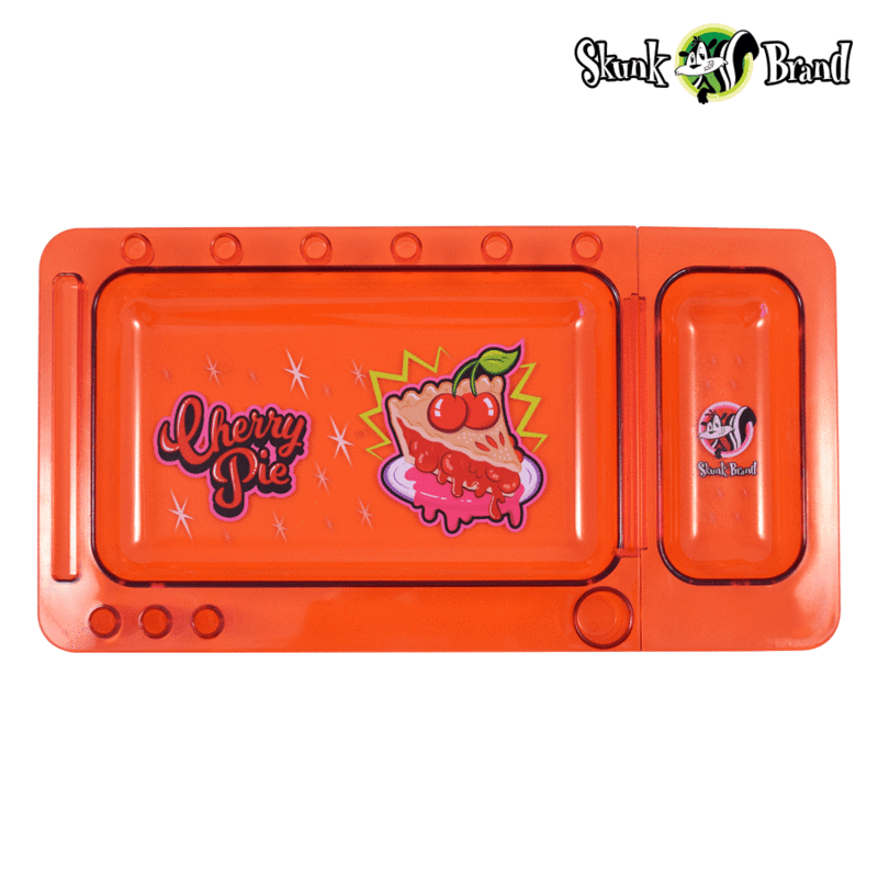 SKUNK-TRAY-RED-WEB1_800x_c53ccb53-371b-4205-a3cd-cf07c4d350a8.png SKUNK Translucent Cherry Pie Rolling Tray - Image 1