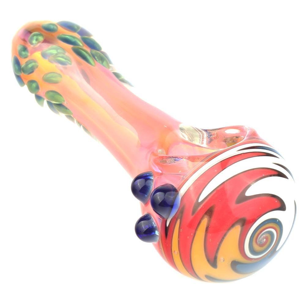 SP-11CM-024_2.SP-11CM-024_Color_changing_pipe_glass_pipe_spoon_pipe_weed_bowl_bong_Wig_Wag_Glass_Marble_Fumed_Spoon_Pipe_By_Puffing_Bird.jpg_4_1024x1024_f1a5c657-6d4a-40e0-b010-e8556acd39cd.jpg Wig Wag Glass Marble Fumed Spoon Pipe By Puffing Bird - Image 1