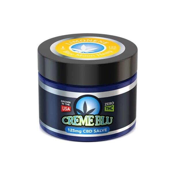 Salves_Limonene_1oz_Top-1__17193__37640.1562259030.jpg Blue Moon Hemp - CBD Topical - Limonene Salve - 1oz - Image 1