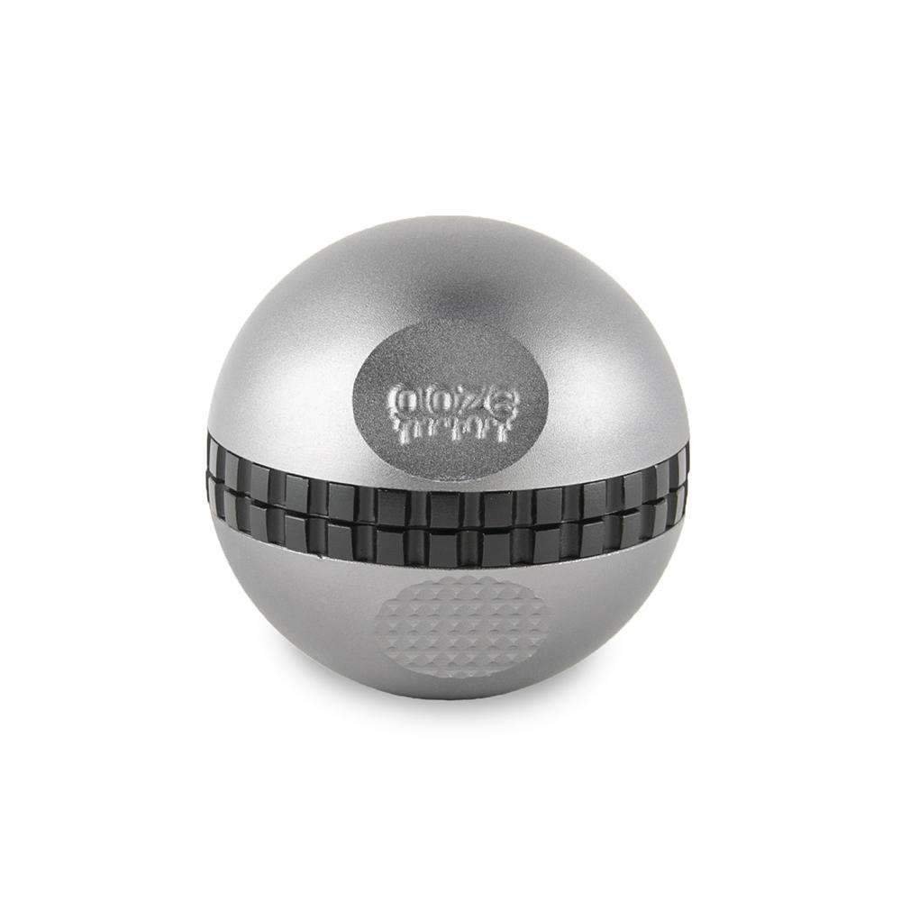 SaturnGlobeGrinder_Rasta_Chrome_sm_1000x_bc67017a-fdbb-41cb-bb78-d5af17bf0cec.jpg Ooze Saturn Globe Grinder - Grey - Image 1