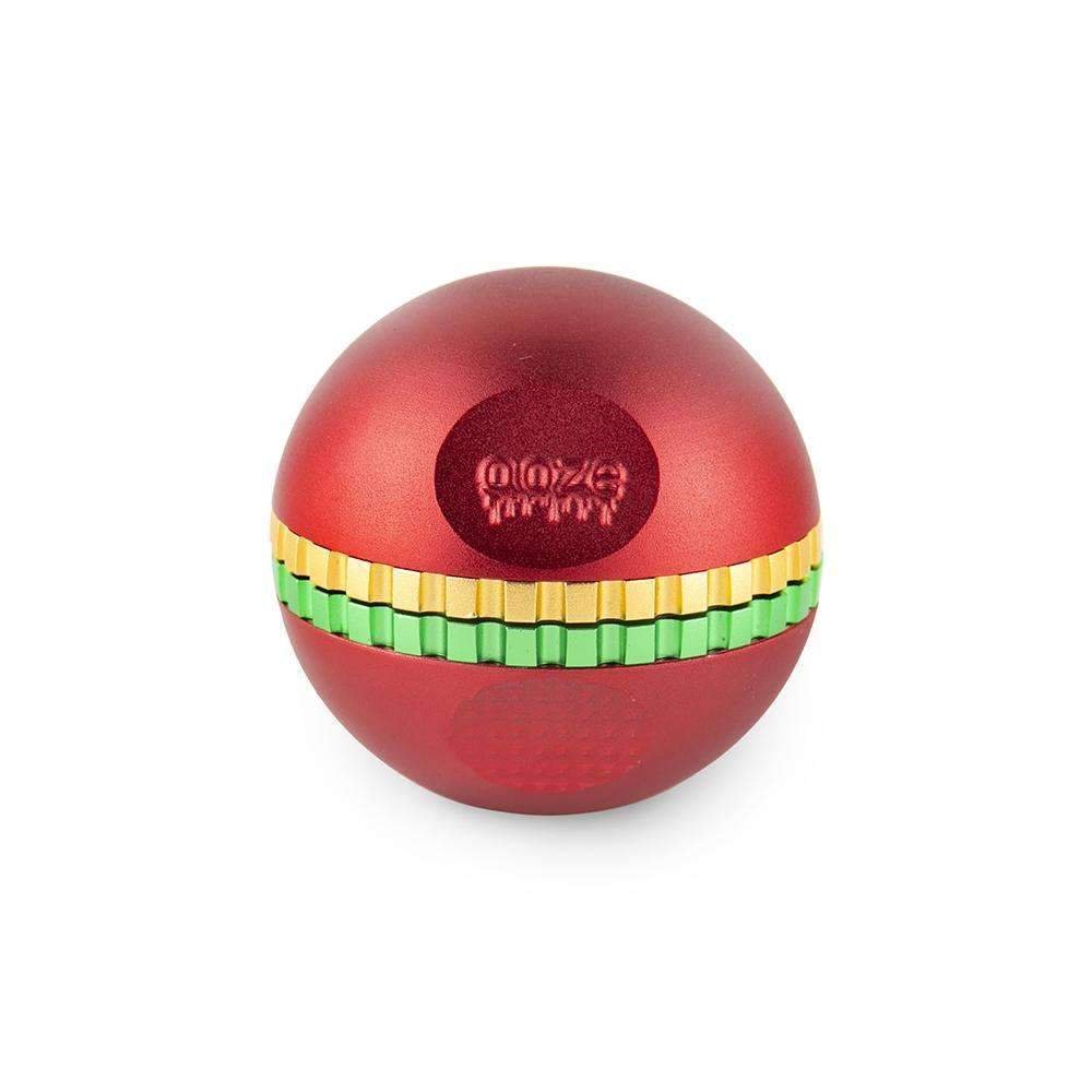 SaturnGlobeGrinder_Res_Rasta_sm_1000x_178269ee-c9d7-457b-af4c-dc724ad54aeb.jpg Ooze Saturn Globe Grinder - Red - Image 1
