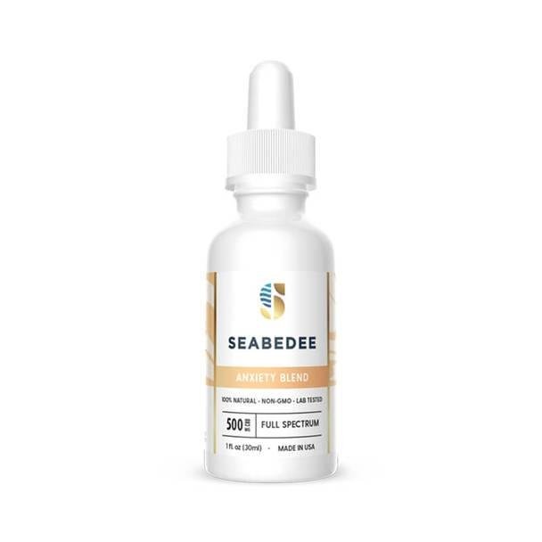Seabedee_-_Anxiety_Blend_1__32840.1571698960.jpg Seabedee - CBD Tincture - Anxiety Blend - 500mg - Image 1