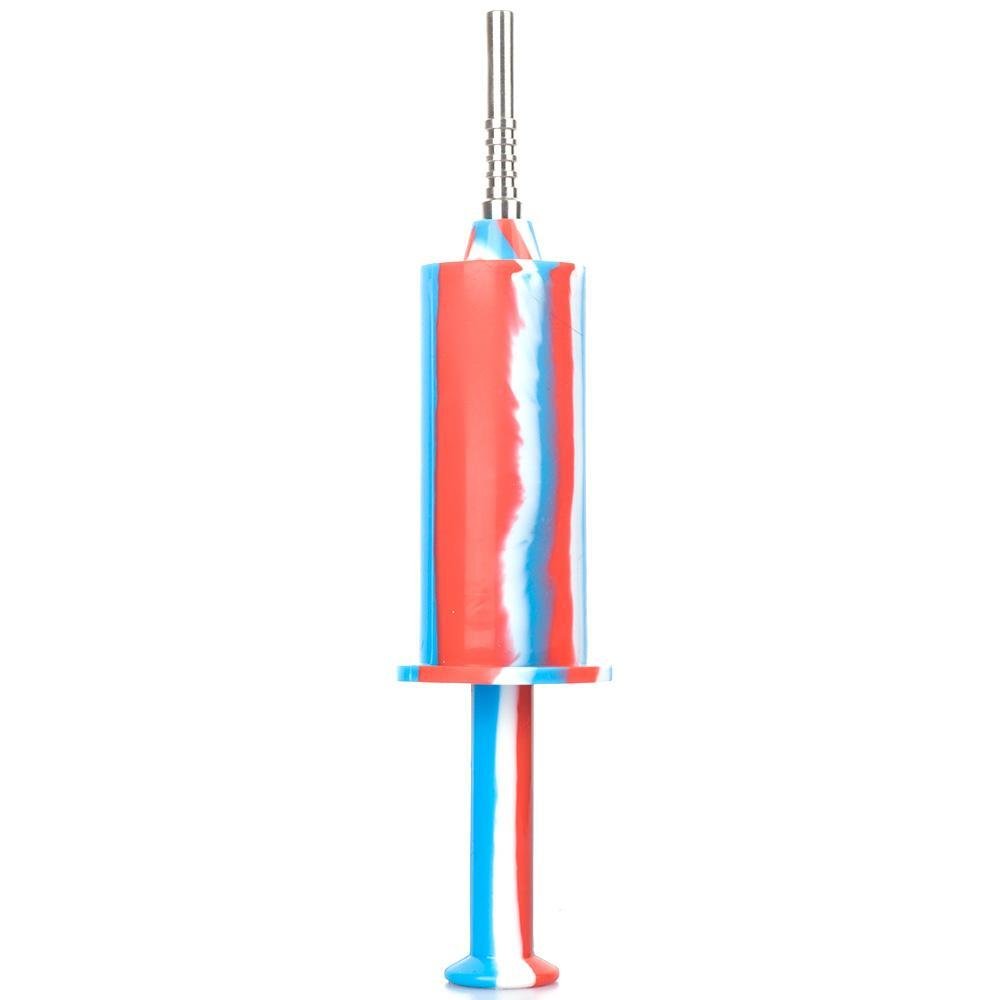 Silicone_Nectar_Collector_-_Syring_Shape_Dab_Straw_Kit_For_Sale_-_Puffing_Bird_-_Online_Headshop_2_1024x1024_ef1611d0-bf4a-4432-9e81-2e2cddbeb31a.jpg "Syringe" Novelty Silicone Dab Straw - Image 1