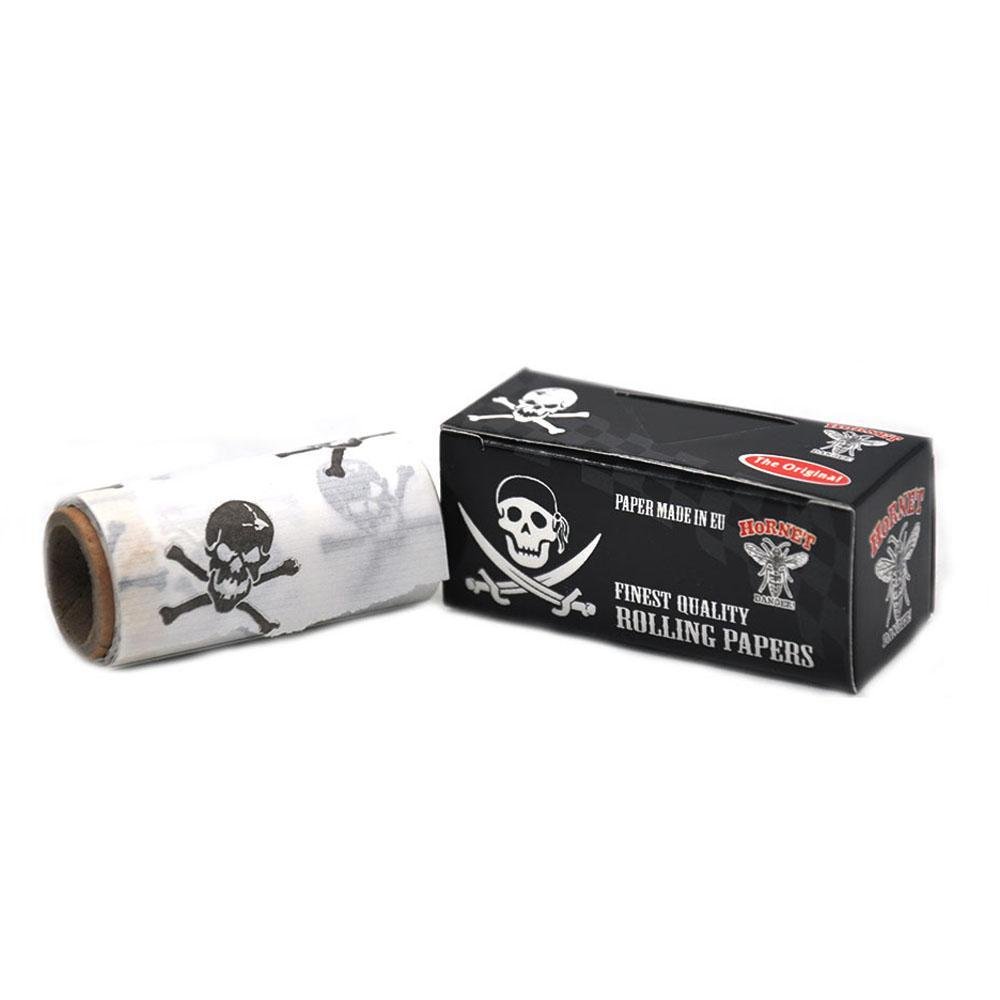 SkullRollingPapers5_1024x1024_289fa46f-cfac-414a-a840-ce742d2fc376.jpg Hornet 5m Skull Pattern Rolling Paper - Image 1