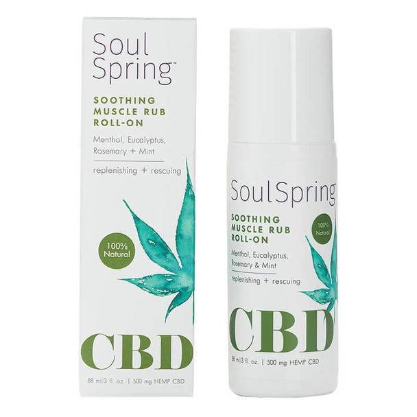 Soul_Spring_-_Topical_Soothing_Muscle_Rub_Roll-On_500mg__32670.1582752839.jpg SoulSpring - CBD Topical - Soothing Muscle Roll-On - 500mg - Image 1