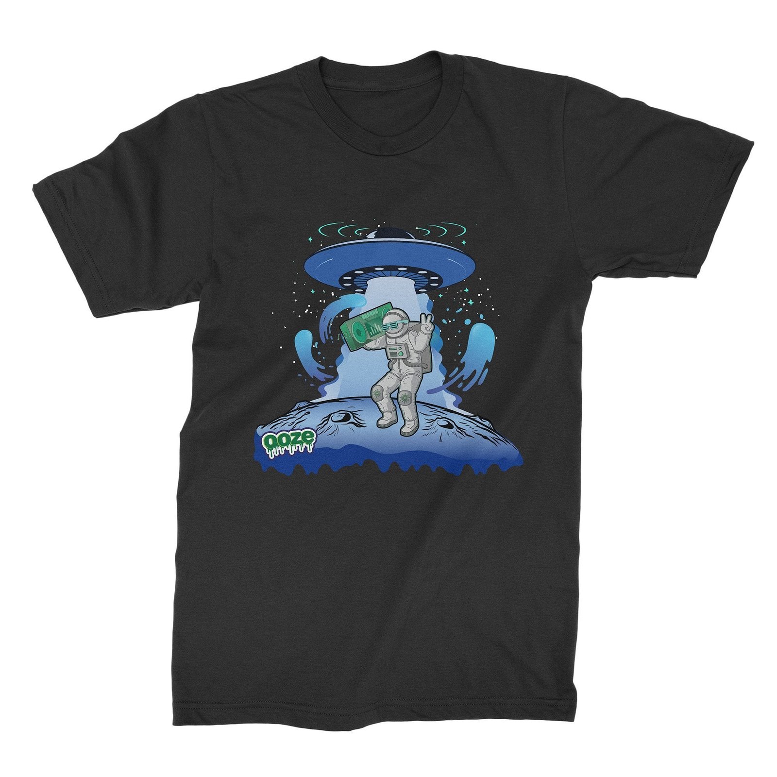 T-Shirt_Men_Black_Mockup_Space_Jam_2k_2000x_64d7fdb0-93f3-4489-bc71-db12fd6c66be.jpg Ooze Space Jamz T-shirt - Image 1