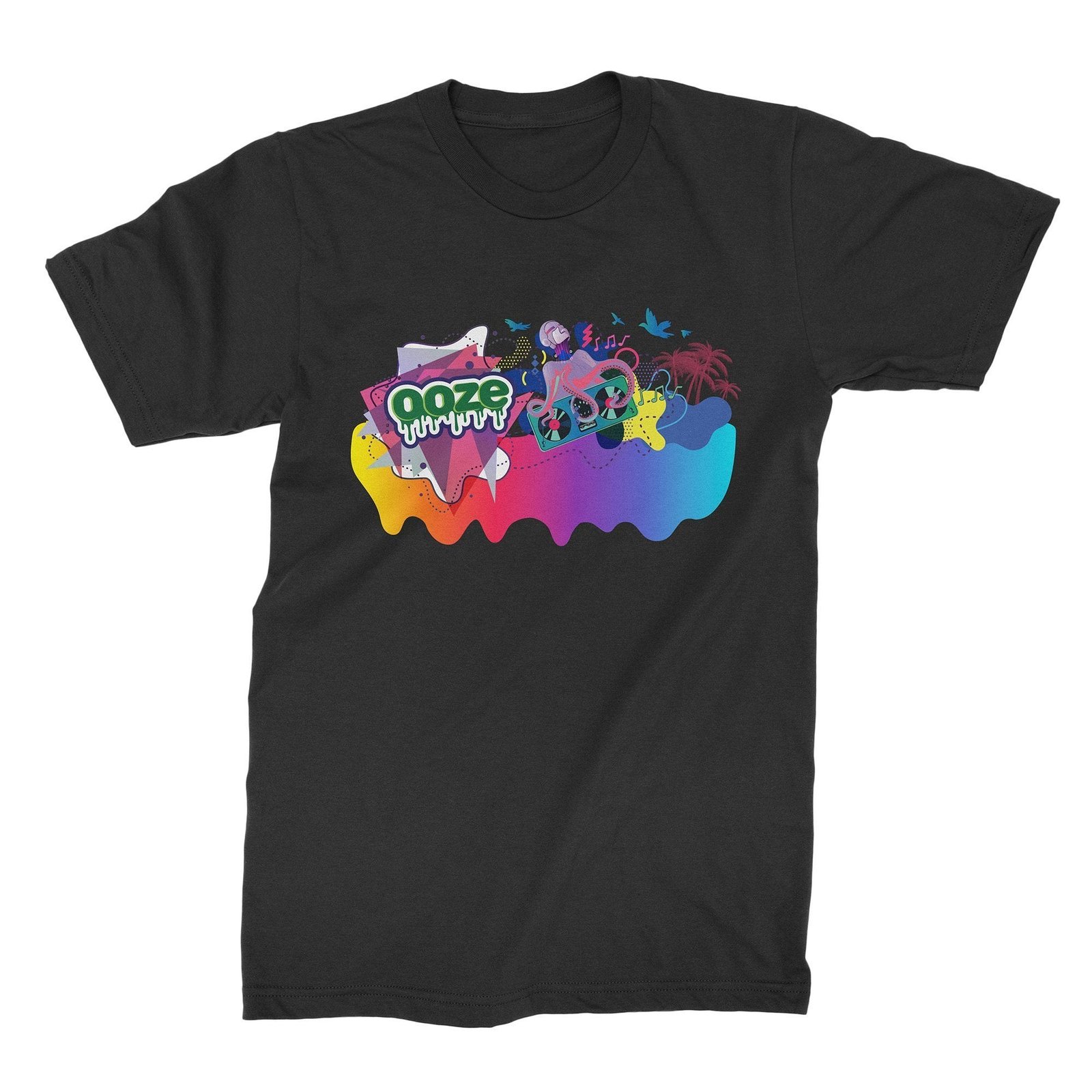 T-Shirt_Men_Black_Mockup_Trance_2k_2000x_846717ff-f8c8-4014-8b7c-9ca8e36a50c7.jpg Ooze Trance T-shirt - Image 1