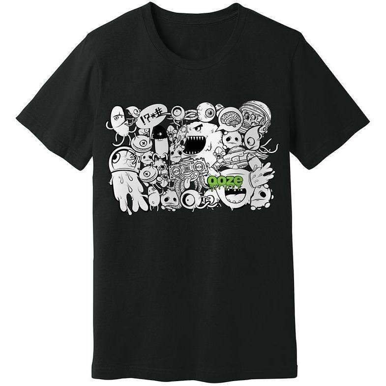 T-shirt_Men_Black_Monstreous_sm_785x_004f8062-f0af-4cea-93fe-43b2b0273d35.jpg Ooze Monsterous Men's T- Shirt - Image 1