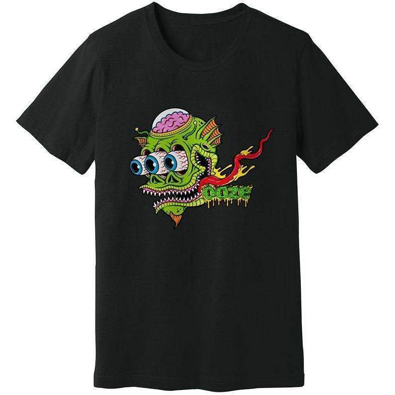 T-shirt_Men_Black_Surfer_Green_sm_785x_64096b02-5db1-4aa7-ab89-5e918155219a.jpg Ooze Surfer Men's T- Shirt - Image 1