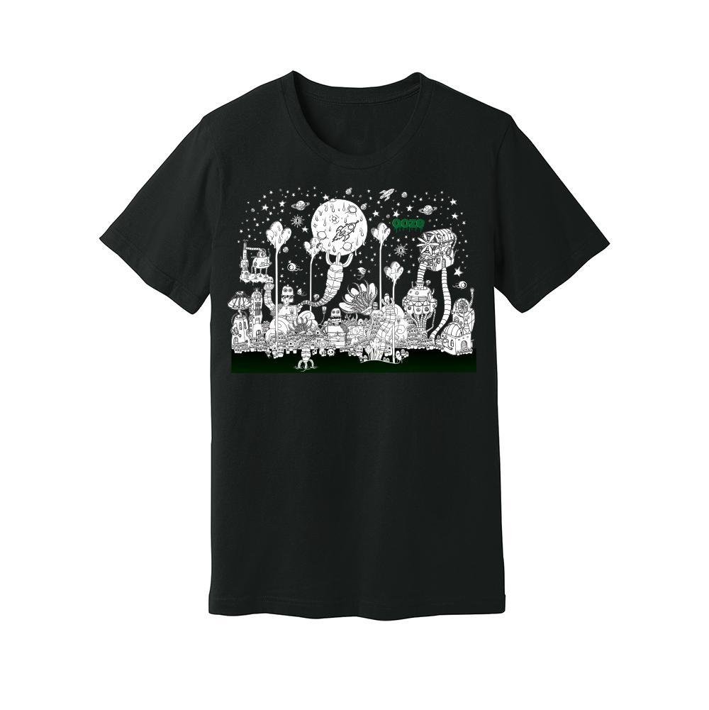 T-shirt_Unisex_Black_Dystopia_1000x_9ae46c70-89a9-4413-8d48-eb31910350a1.jpg Ooze Dystopia T-shirt - Image 1