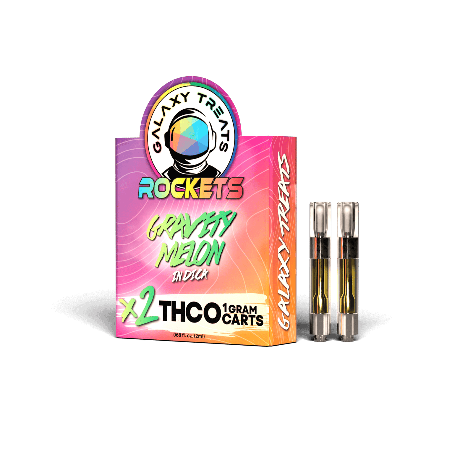 THCOGravityMelon.png GRAVITY MELON 2-PACK THC-O CARTS - Image 1