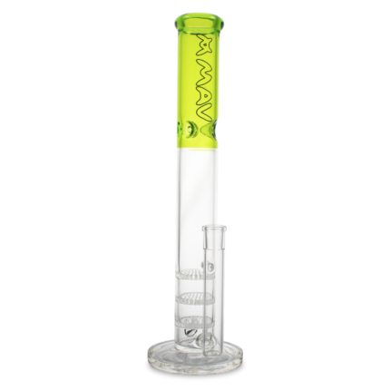 Maverick Glass - Triple Honeycomb Straight Tube 18''