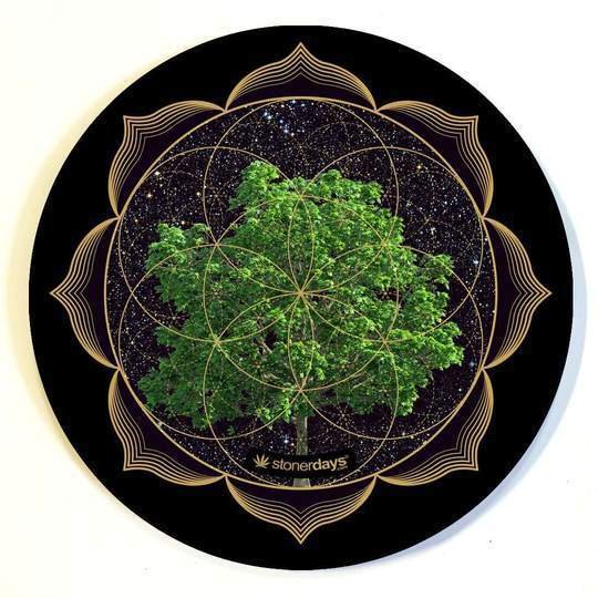 TRIPPY-TREES-SACRED_540x_1024x_86f8bc82-d24c-4354-83d7-8f874f17c329.jpg Trippy Trees Dab Mat - Image 1