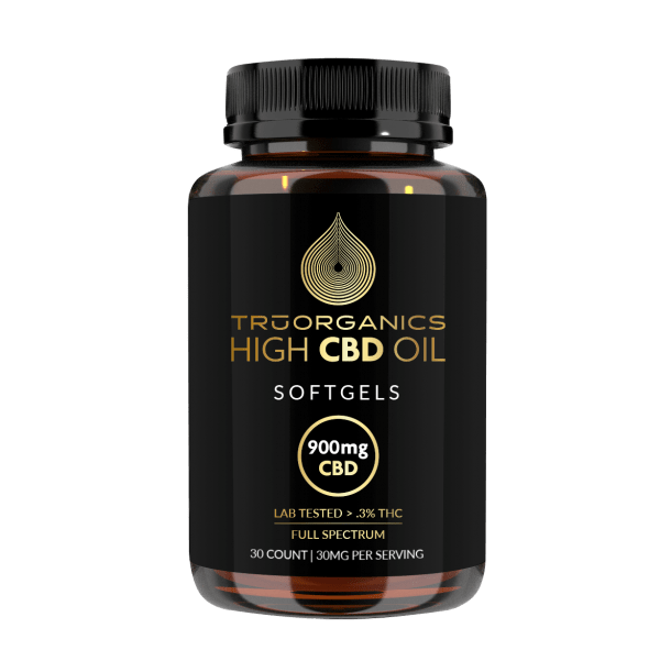 Tru-Organics-Softgels-900mg-1173sq-600x601-1.png CBD Softgel 900 mg - Image 1