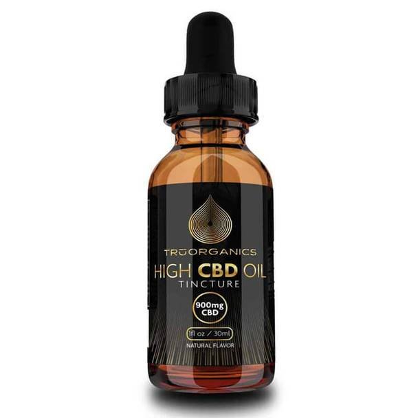 Tru_Organics_-_Tincture_900mg__54694.1573594605.jpg Tru Organics - CBD Tincture - Full Spectrum - 900mg - Image 1