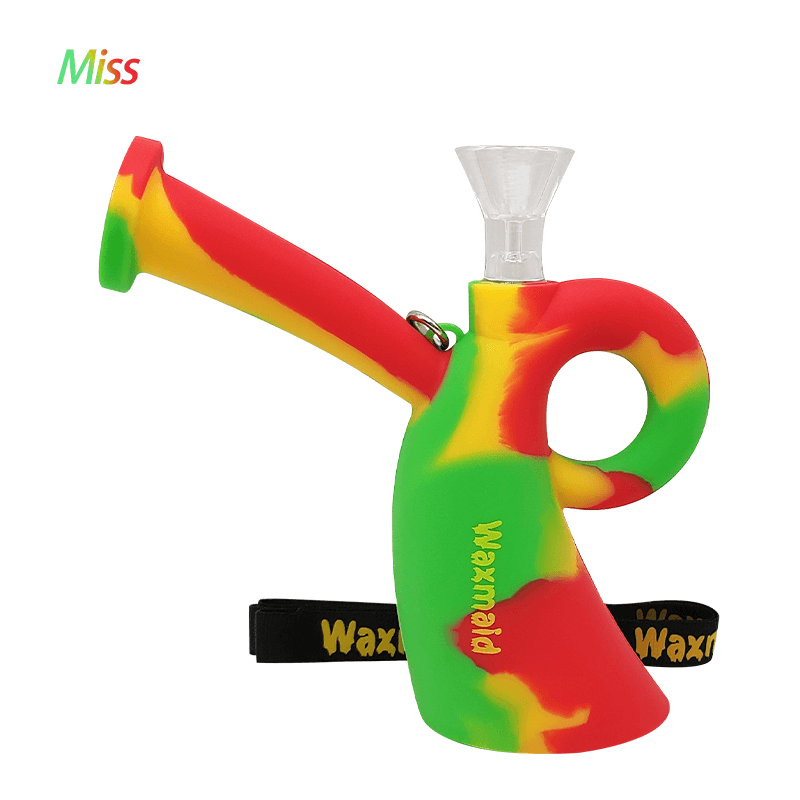 WaxmaidMisssiliconepocketwaterpipe_2048x_4ef37e9d-2904-4a4a-839b-114ea8e0b1ad.png Waxmaid 5" Miss Silicone Water Pipe - Image 1