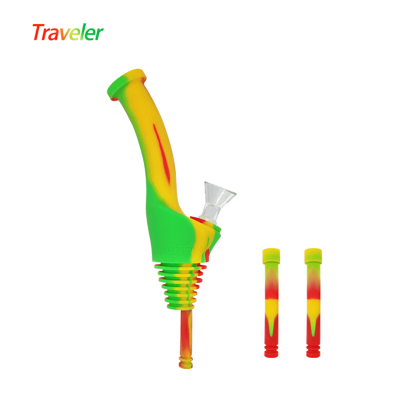 WaxmaidWaterBottlePipeTraveler_2048x_e83bb1e1-ae4c-4d48-bc4e-ed313736419d.png Waxmaid 8" Universal Traveler Water Bottle Pipe - Image 1