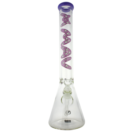 Maverick Glass - 9mm Beaker Bong Panda Specialty Slab 18''