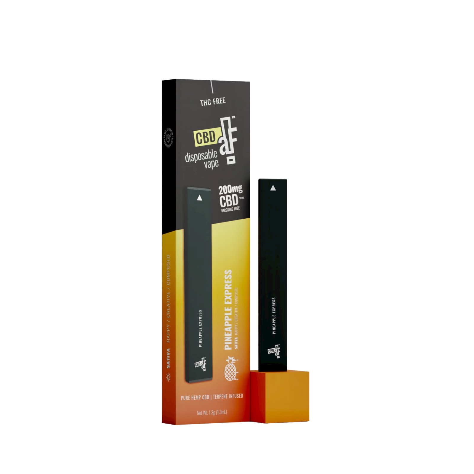 cbdAF_pineapple_express_comb_BR_01_POST_edited-PhotoRoom_2.png CBDAF! DISPOSABLE PEN 200MG CBD ISOLATE PINEAPPLE EXPRESS - Image 1