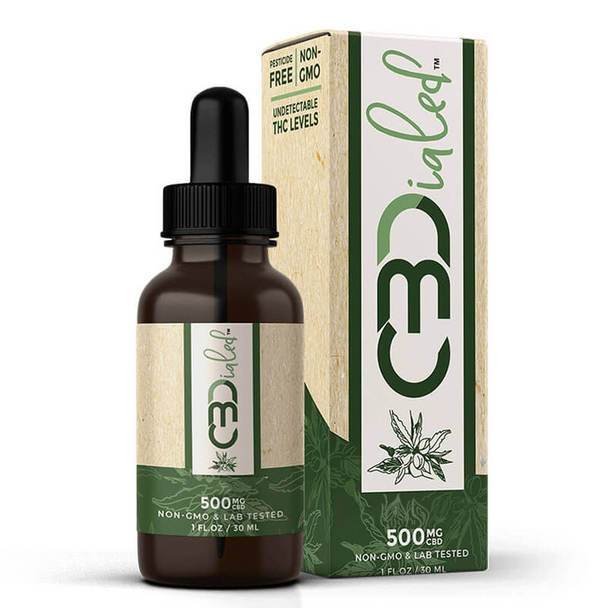 cbdialed-anxiety__22394.1579207312.jpg CBDialed - CBD Tincture - Anxiety - 500mg - Image 1