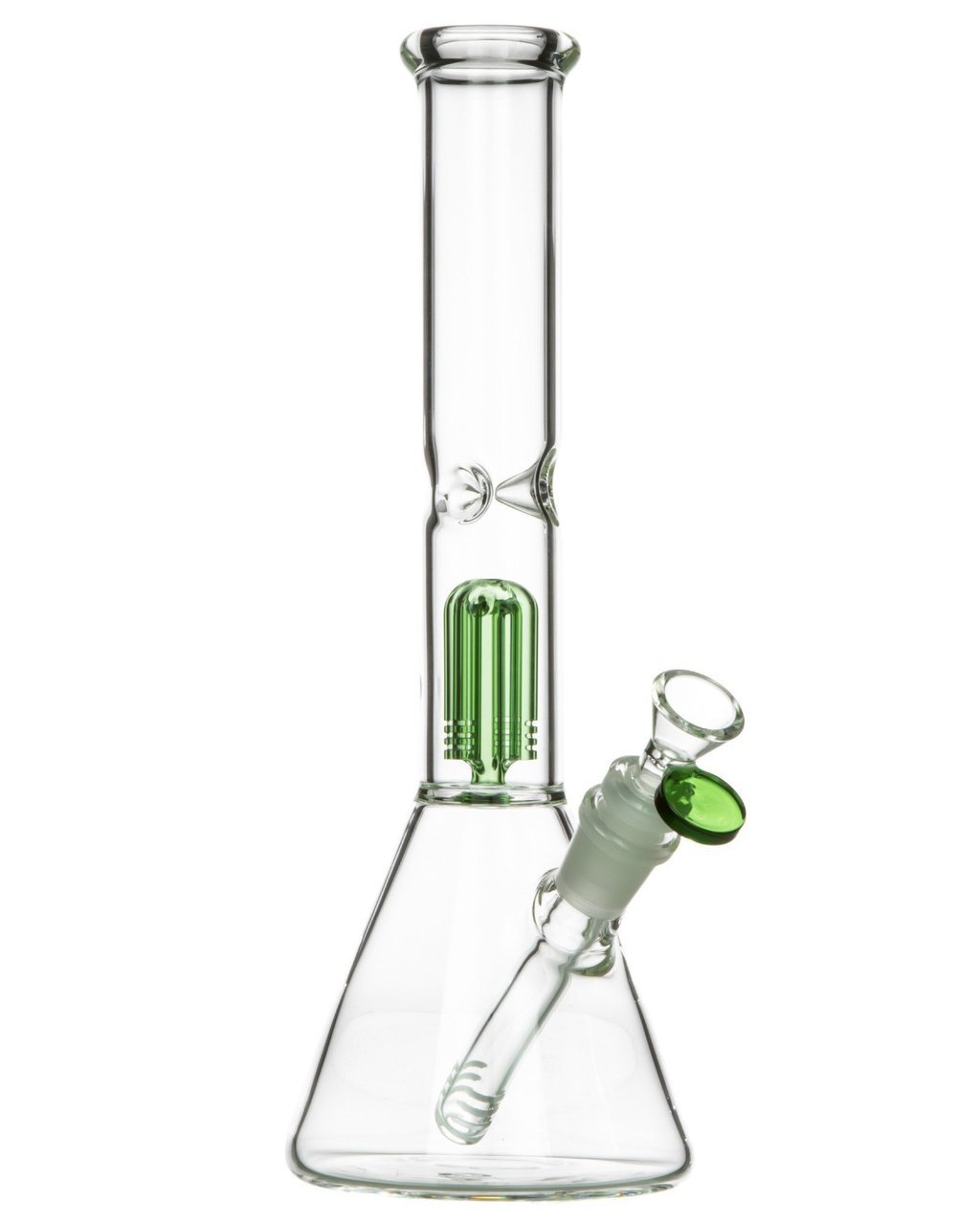 dankstop-4-arm-tree-perc-beaker-with-diffused-downstem-green-1_1024x_66153943-151d-49ab-a167-dd9986dd6187.jpg BoroDirect - 4 Arm Tree Perc Beaker 12.5'' - Image 1