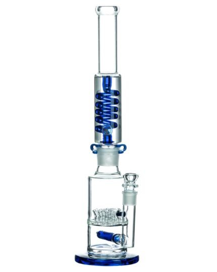 BoroDirect - Sprinkler to Removable Glycerin Coil Bong 18''