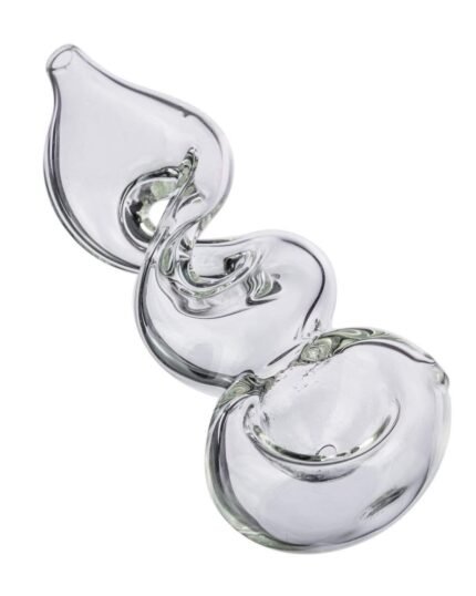 Clear Twisted Spoon Pipe