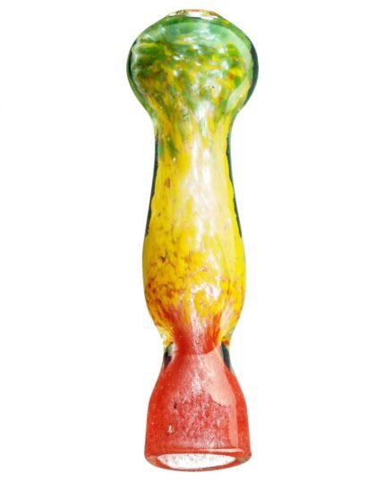Fritted Glass Rasta Chillum